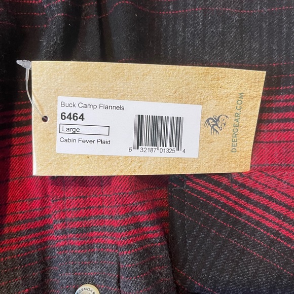Legendary Whitetails flannel shirt NWT - Picture 3 of 3